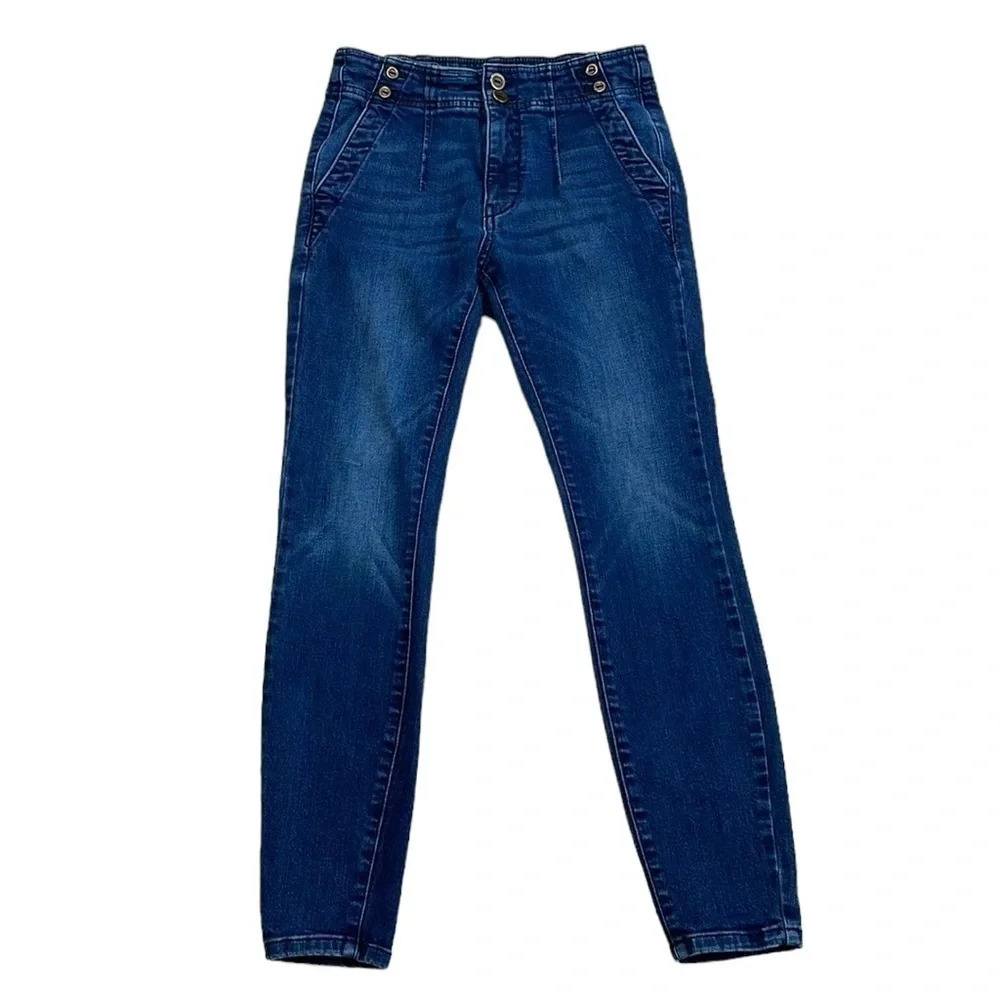 Pilcro and the Letterpress Anthropologie Jeans Women's 26 Blue High Rise Skinny